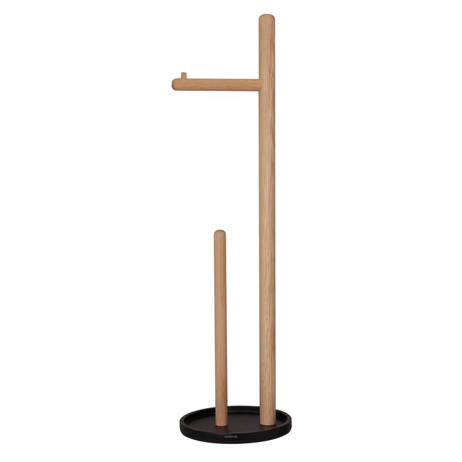 Toilet roll store holder freestanding